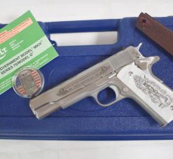 Colt M1911 A1 GI TOTUS Unkown Soldier Stainless/Engraved .45ACP Pistol