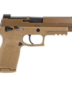 SIG SAUER P320 M17 9MM 4.7" BARREL COYOTE TAN SIGLITE NIGHT SIGHTS MANUEL SAFETY OR AND 3 MAGAZINES